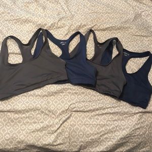 Four BCG sports bras